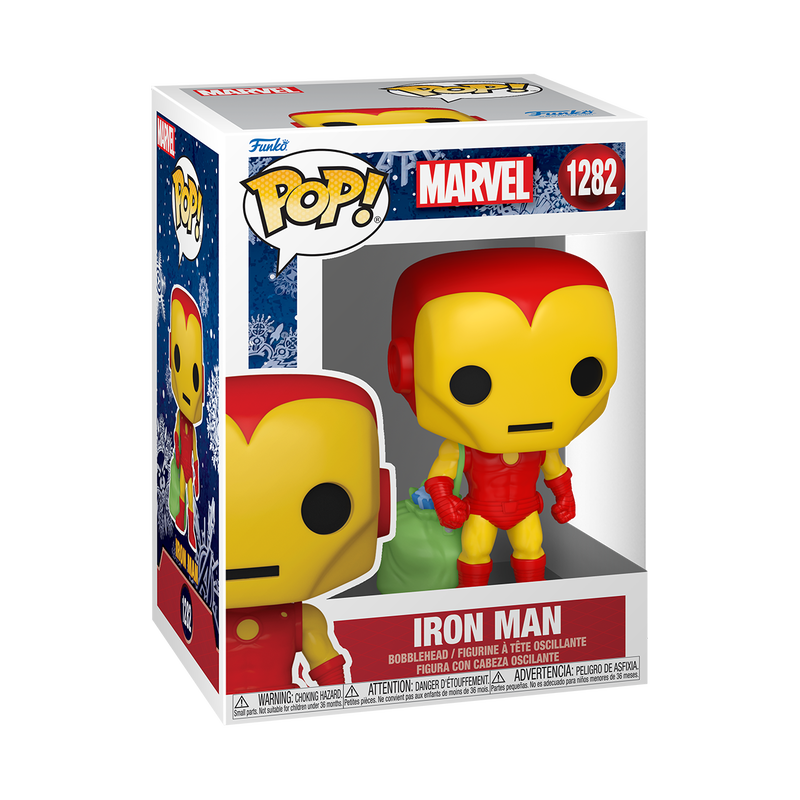 Iron Man Funko Pop Marvel Holiday 1282 W/ Protector