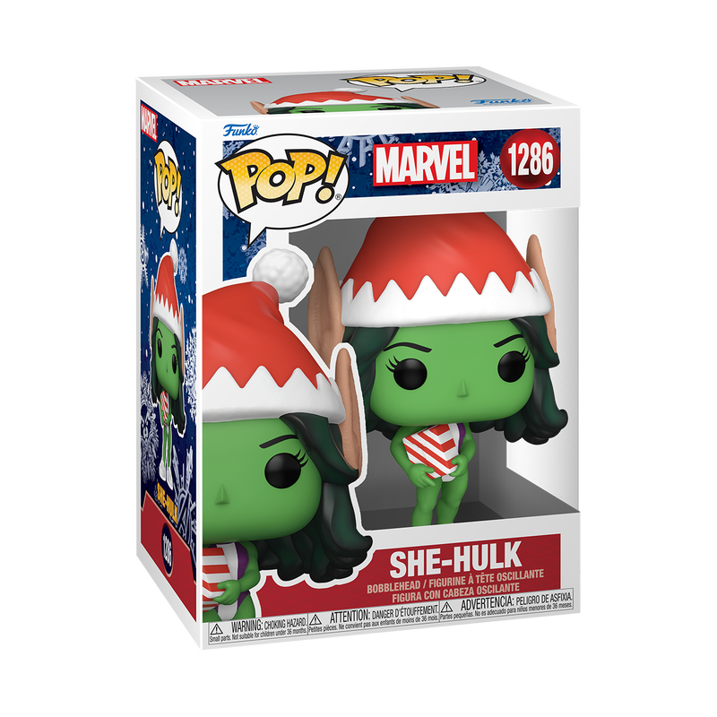 She-Hulk Funko Pop Marvel Holiday 1286 W/ Protector