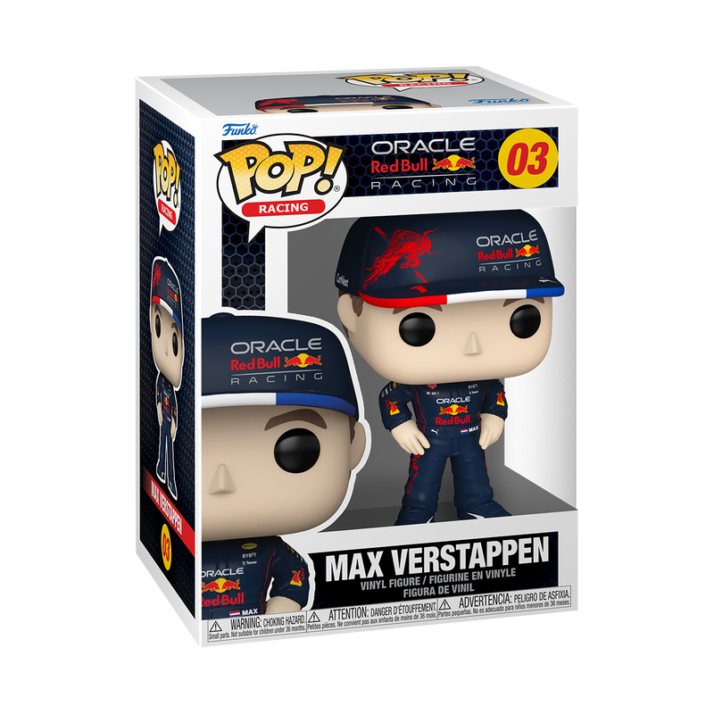 Max Verstappen Funko Pop Racing 03 W/ Protector *PRESALE*