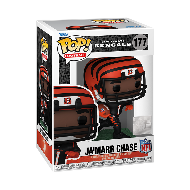 Ja’Marr Chase Funko Pop NFL 177 w/ Protector