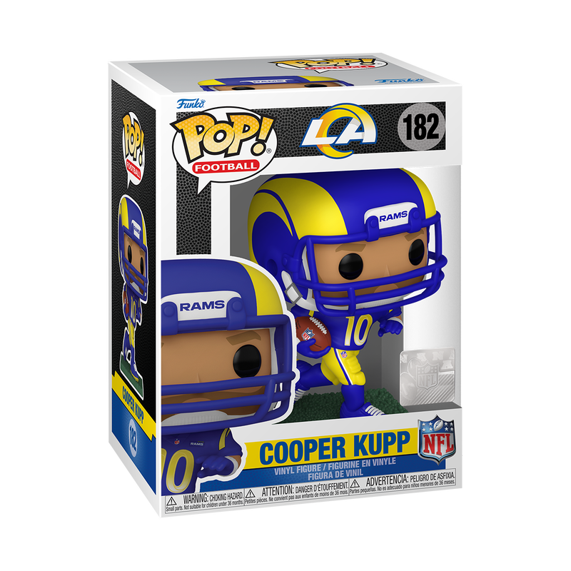 Cooper Kupp Funko Pop NFL 182 W/ Protector