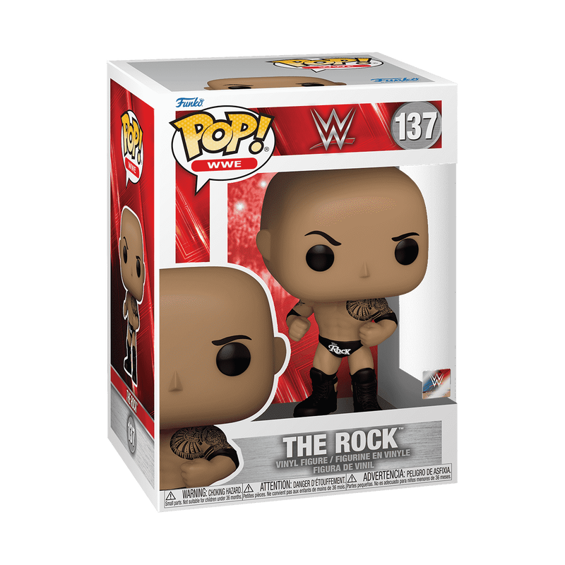 The Rock Funko Pop WWE 137 W/ Protector