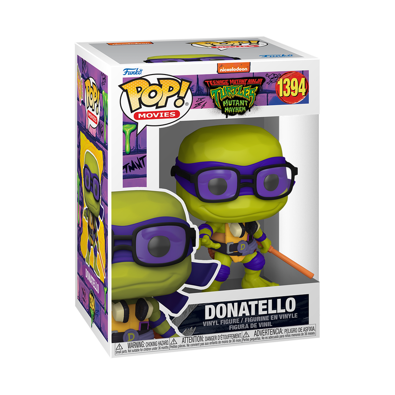 Donatello Funko Pop TMNT Mutant Mayhem 1394 W/ Protector