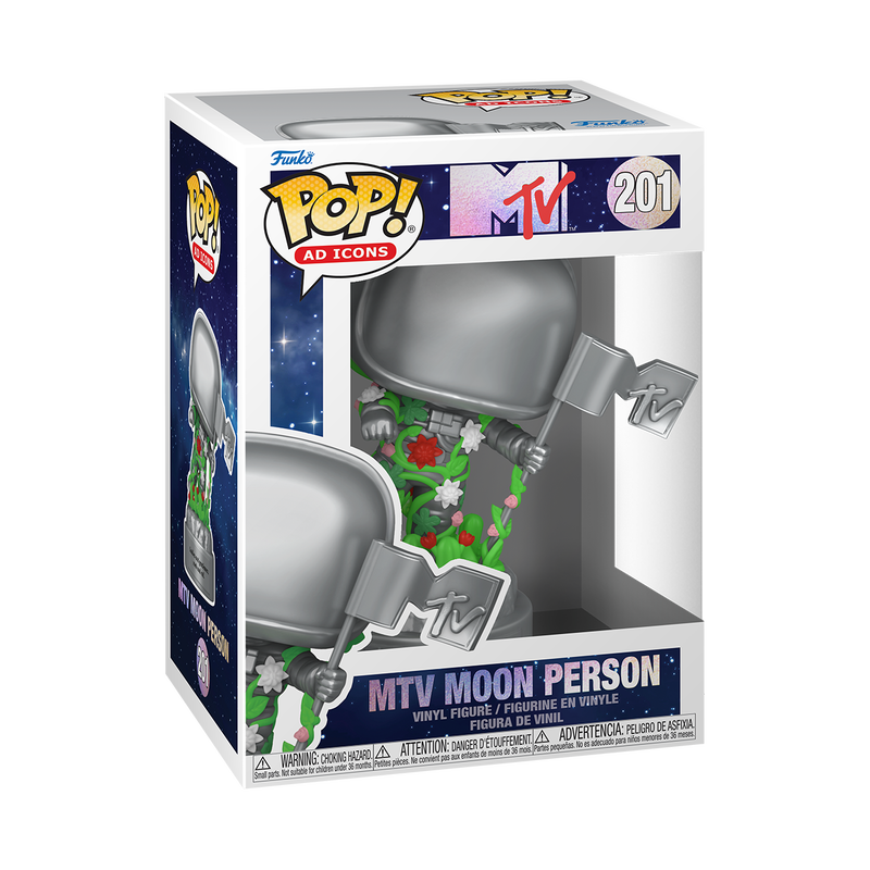 MTV Moon Person Funko Pop Ad Icons 201 W/ Protector