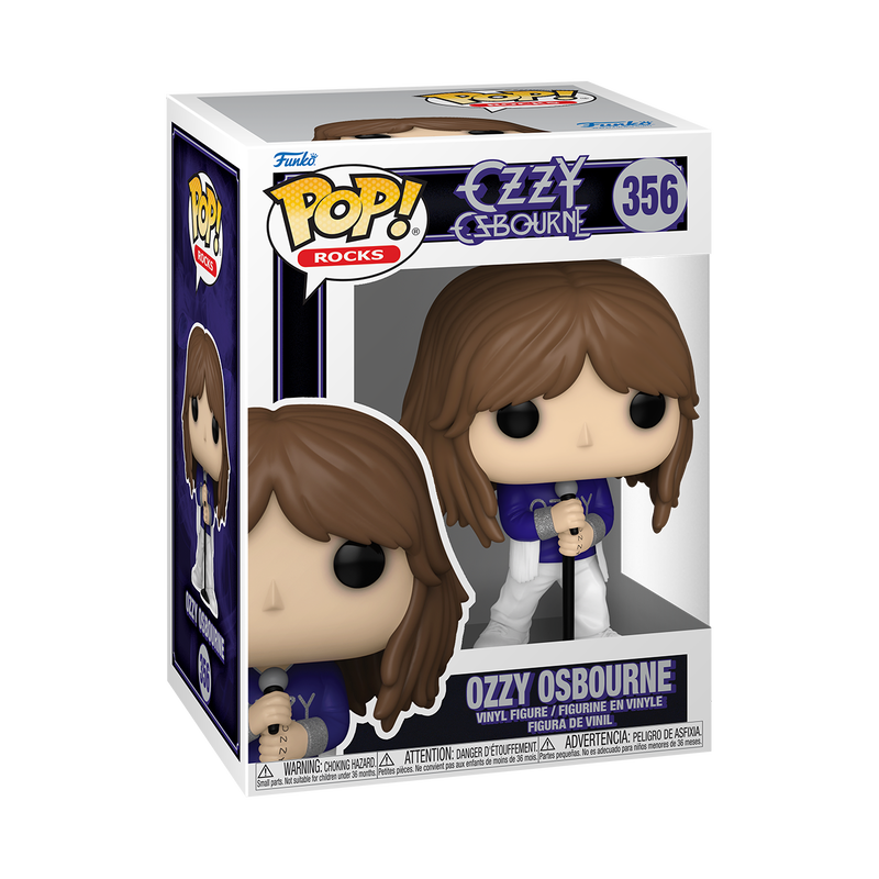 Ozzy Osbourne Funko Pop Rocks 356 W/ Protector