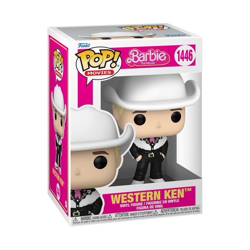 Western Ken Barbie Funko Pop 1446 W/ Protector