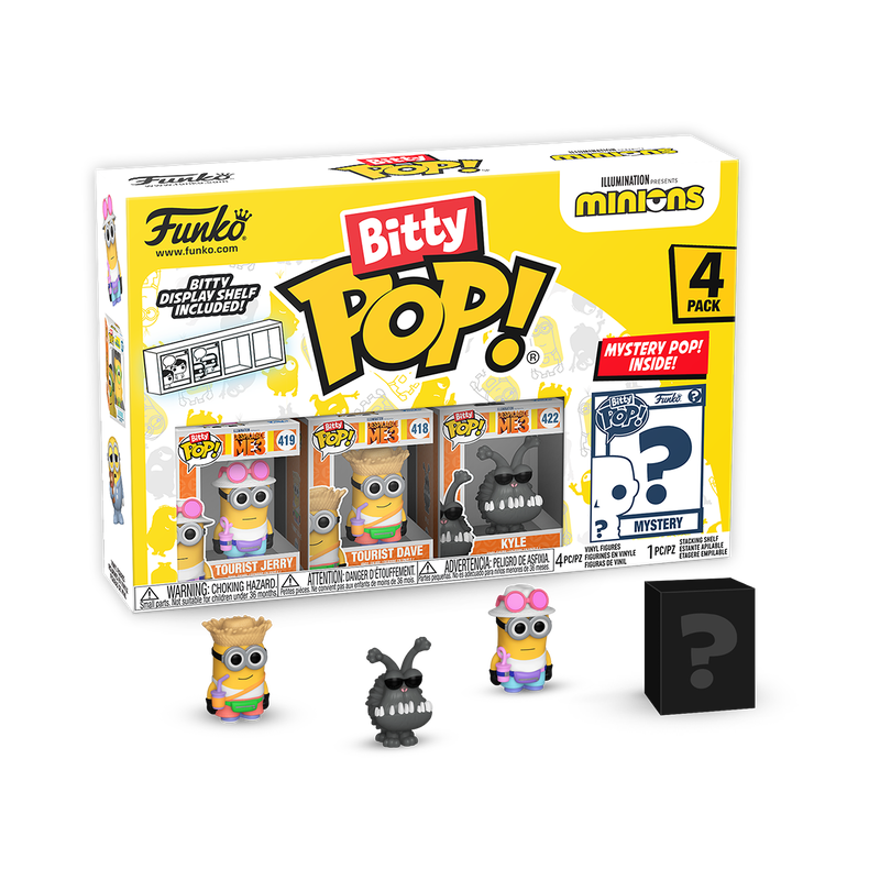 Bitty Pop Minions 4-Pack Series 4