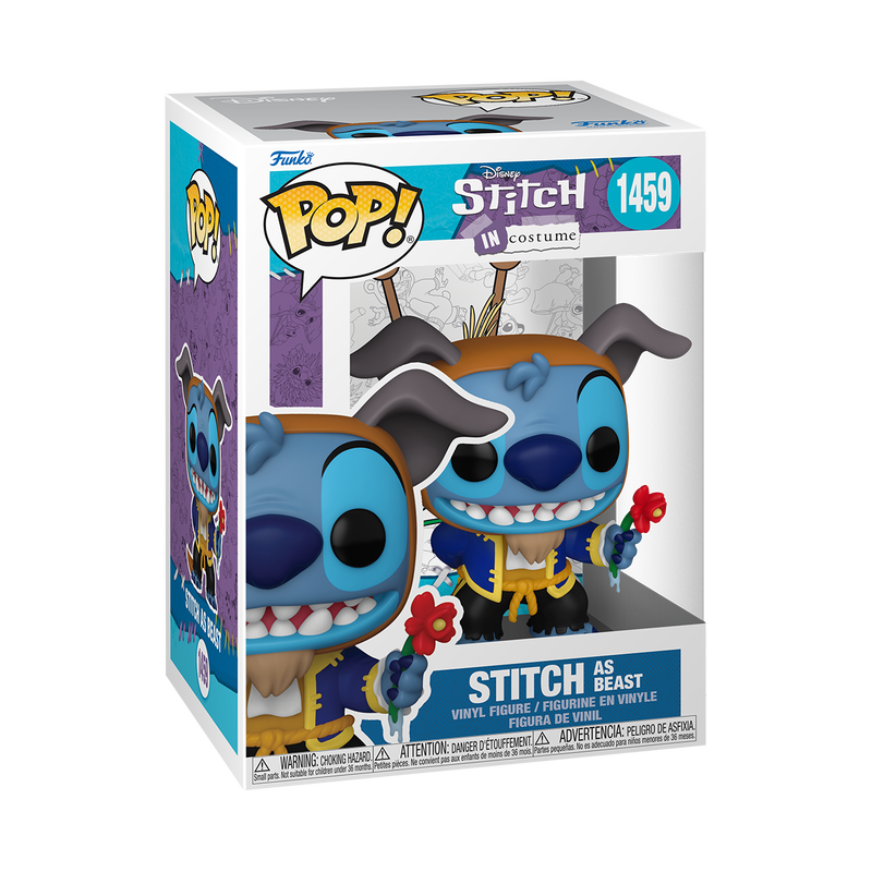 Stitch as Beast Funko Pop! 1459 W/ Protector