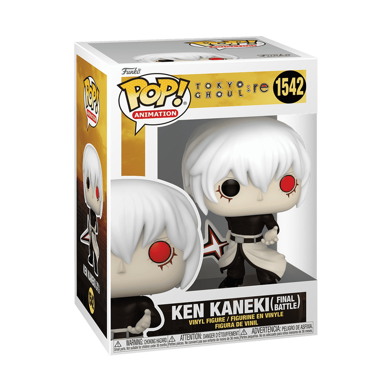 Ken Kaneki Funko Pop Tokyo Ghoul:re 1542 W/ Protector
