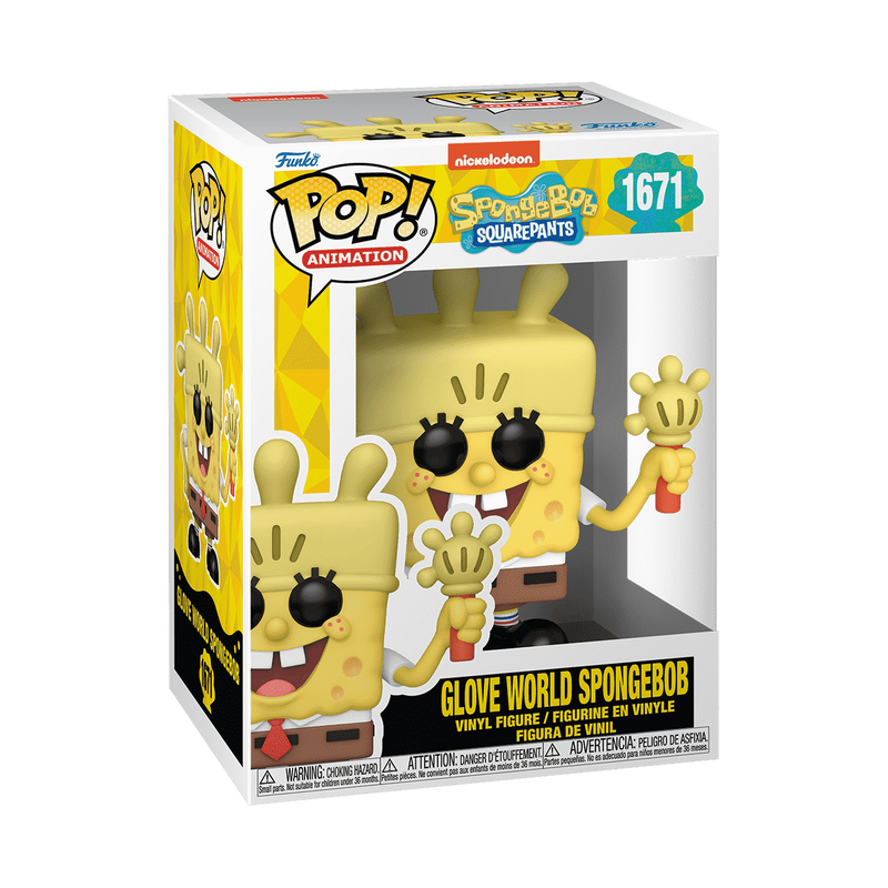 GLOVE WORLD Funko Pop Spongebob Squarepants 1671 W/ Protector