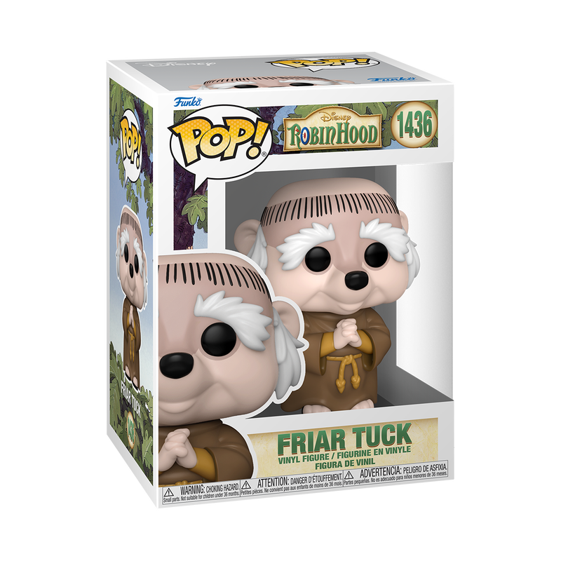Friar Tuck Funko Pop Disney Robin Hood 1436 W/ Protector