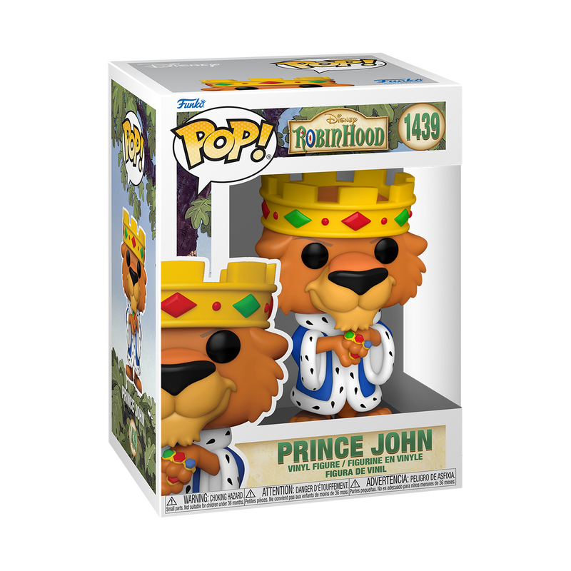 Prince John Funko Pop Disney Robin Hood 1439 W/ Protector