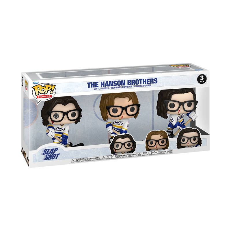 The Hanson Brothers Funko Pop Movies 3 Pack