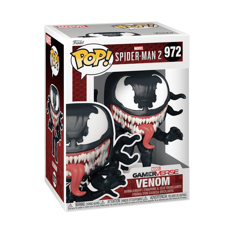 VENOM  Funko Pop Marvel Spiderman 2 Gameverse 972 W/ Protector