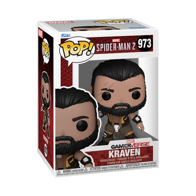 Kraven Funko Pop Marvel 973 W/ Protector