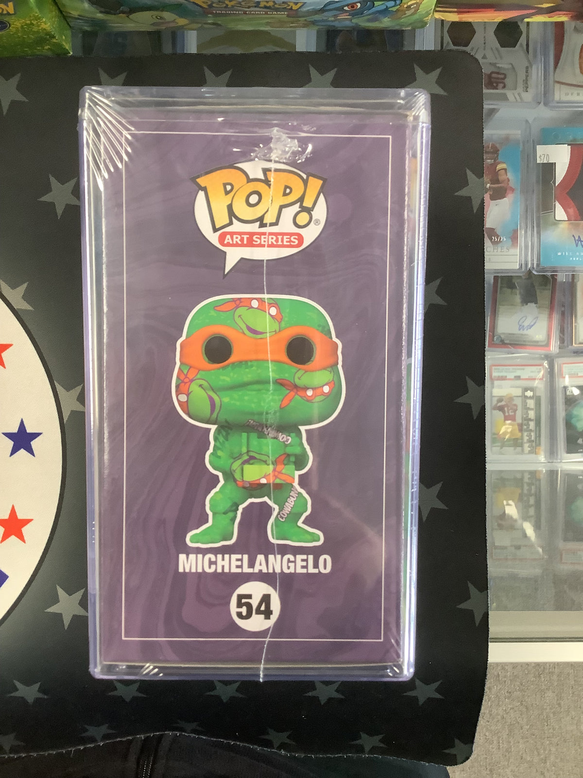 Funko Pop! Art Series: TMNT-Michelangelo #54 Target Exclusive: w/Protective Case Sealed