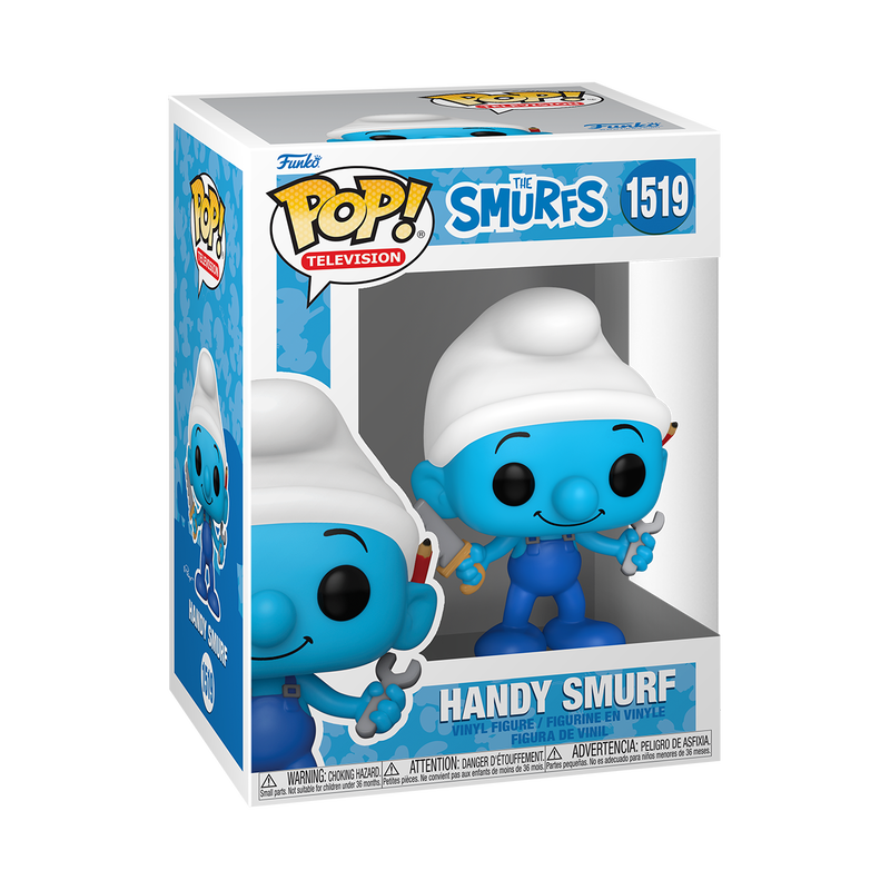 Handy Smurf Funko Pop Television 1519 W/ Protector