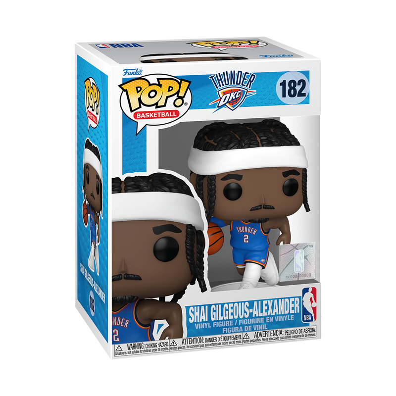 Shai Gilgeous-Alexander Funko Pop Basketball 182 W/ Protector