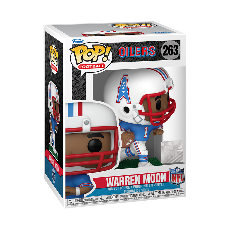 Warren Moon Oilers Funko Pop NFL 263 w/ Protector