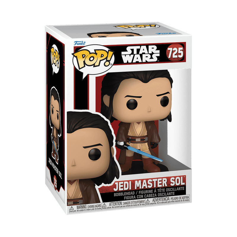 JEDI MASTER SOL Funko Pop Star Wars 725 W/ Protector