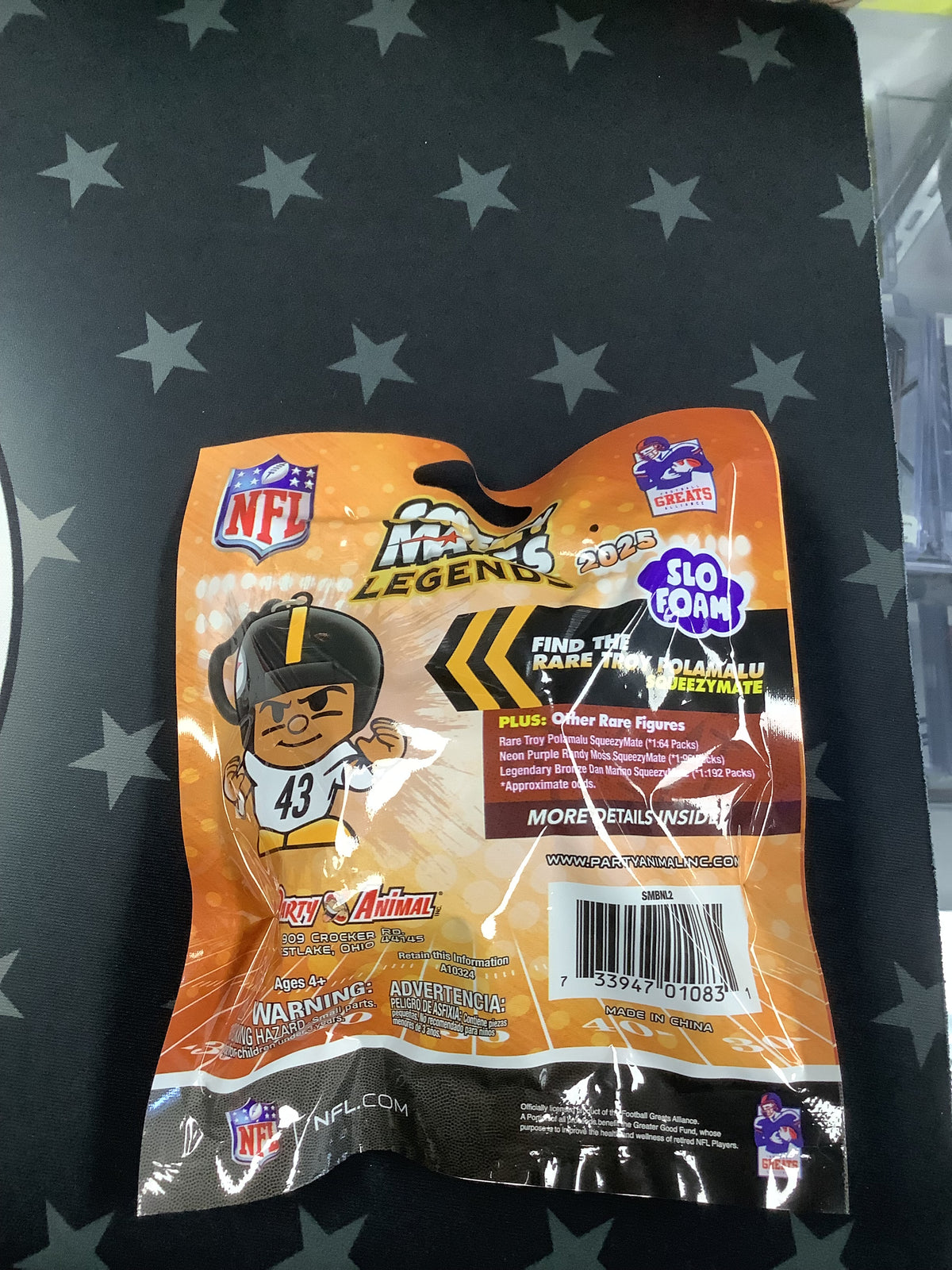 2025 Squeezymates NFL Legends Blind Bag