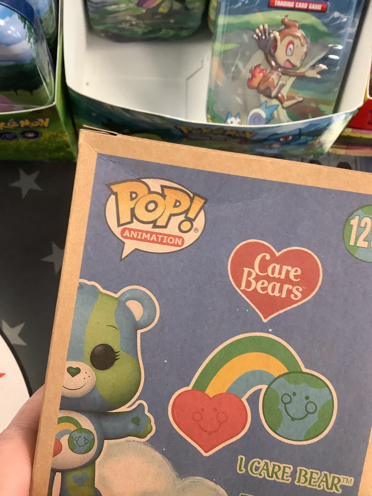 I Care Bear Funko Pop 2023 Earth Day Walmart Exclusive 1292 w/ Protector