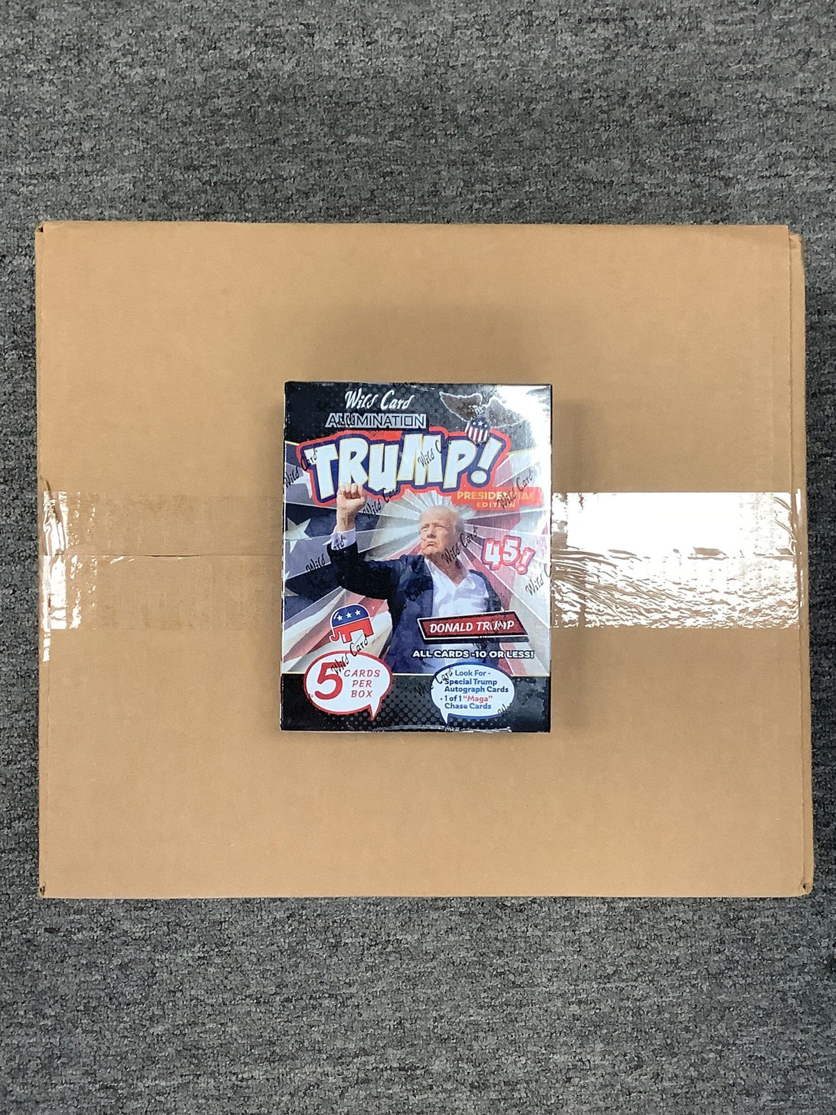 2024 Wild Card Alumination Trump Presidential Edition 12 Box Case