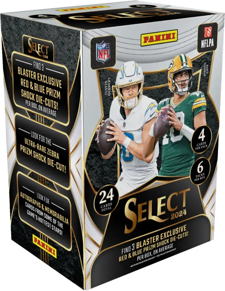 2024 Panini Select Football Blaster Box (Red &amp; Blue Prizms)