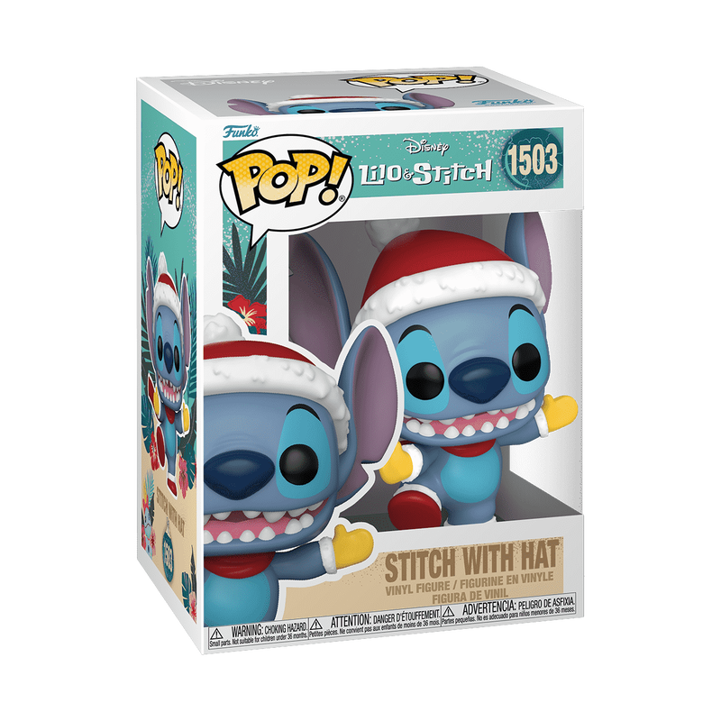 Stitch WITH HAT Funko Pop! 1503 W/ Protector