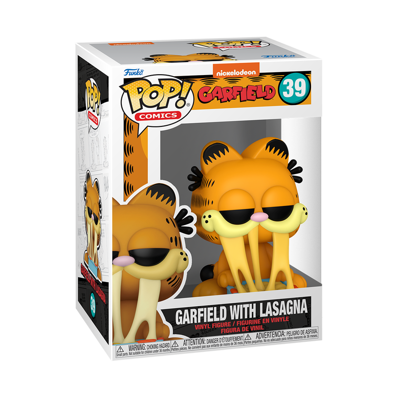 Garfield With Lasagna Funko Pop Nickelodeon 39 W/ Protector