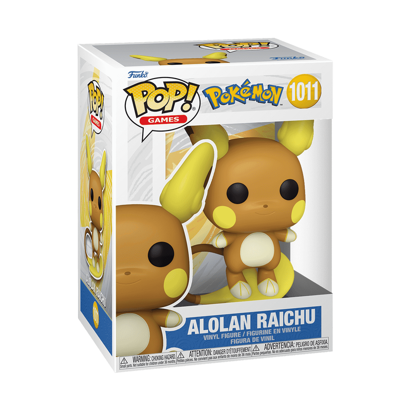 ALOLAN RAICHU Funko Pop Pokemon 1011 W/ Protector