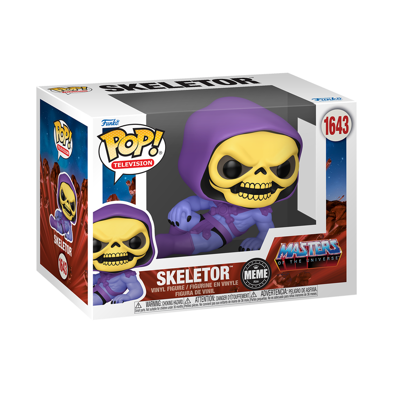 MASTER OF THE UNIVERSE Funko Pop SKELETOR 1643 W/ Protector