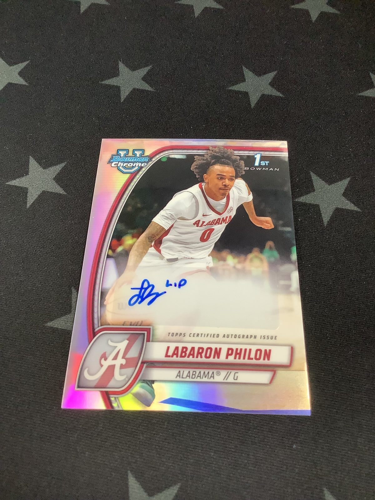 2024-25 Bowman Chrome U Labaron Philon 1st Refractor Auto