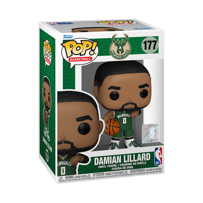 Damian Lillard Funko Pop Basketball 177 W/ Protector