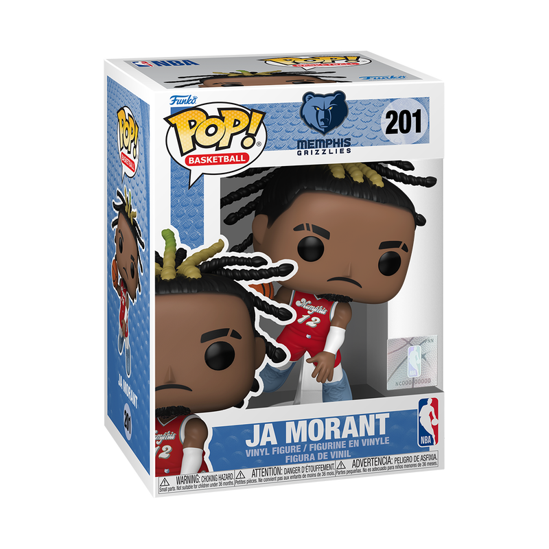 Ja Morant (2024 City Edition Uniform) Funko Pop Basketball 201 w/ Protector