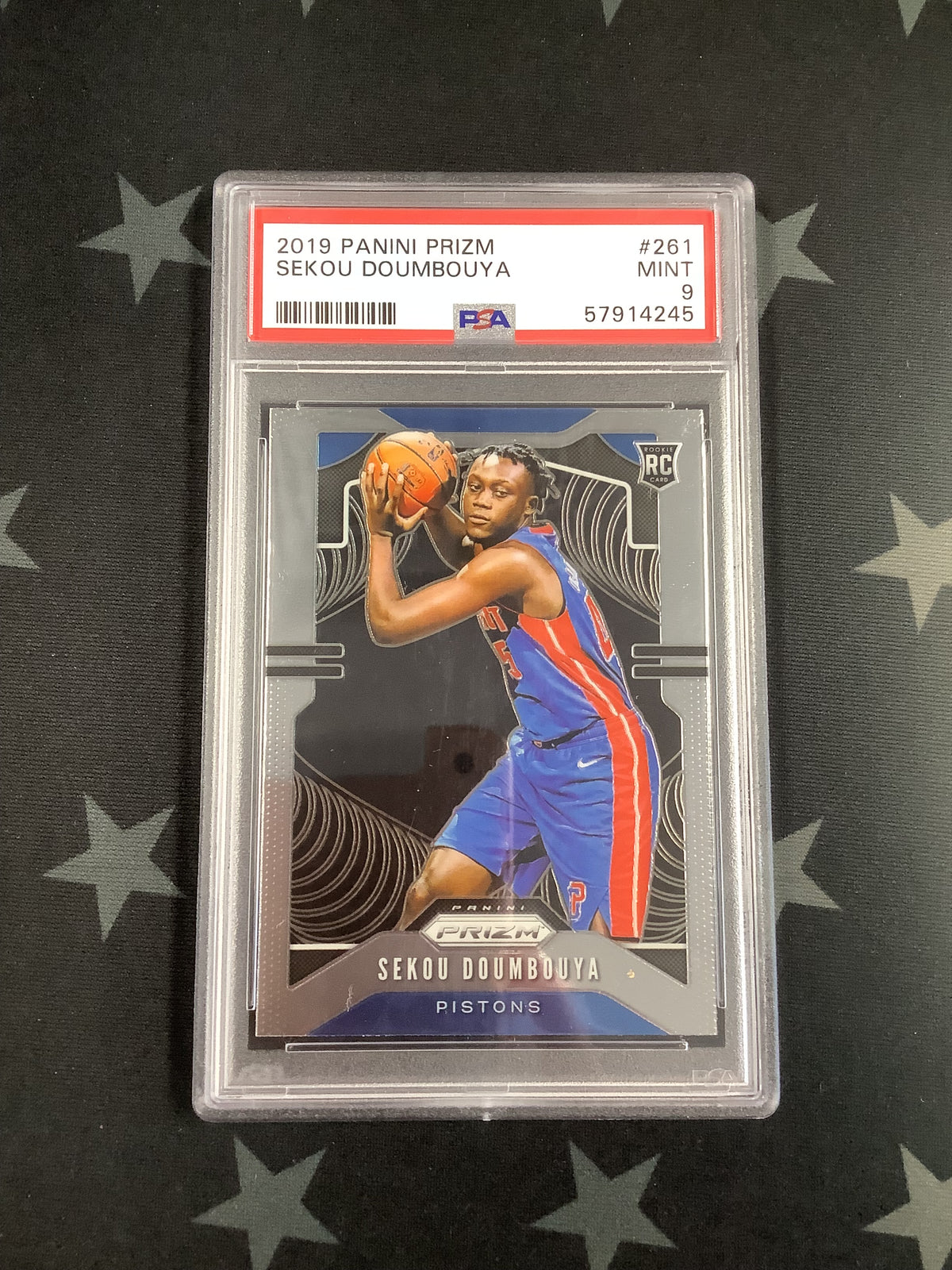 2019 PANINI PRIZM BASKETBALL SEKOU DOUMBOUYA #261 PSA MINT 9 57914245