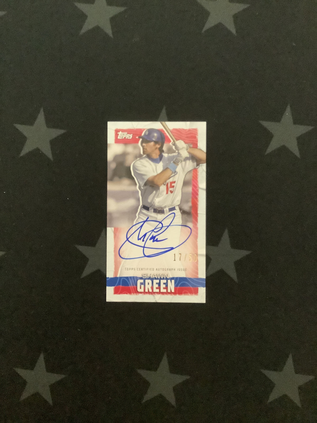 2023 Topps Rip Shawn Green #TRA-SG Mini Auto 17/50