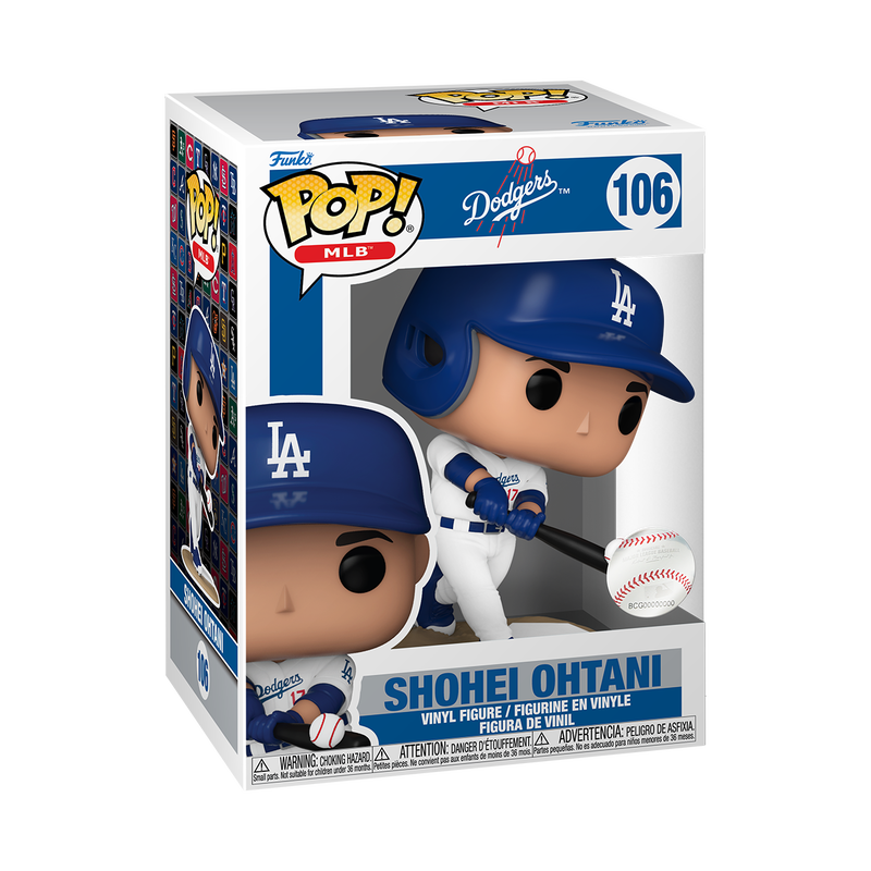 Shohei Ohtani Funko POP! MLB (Home Jersey) (Batting) #106 w/ Protector