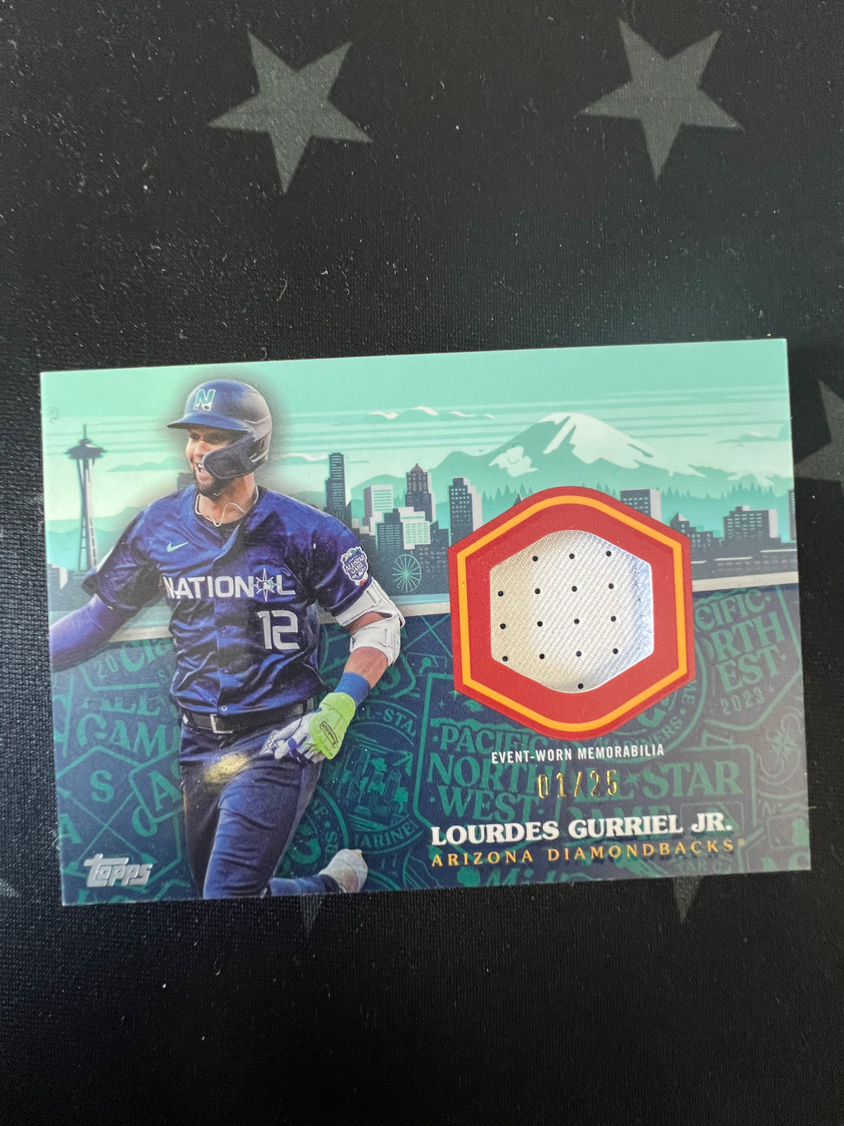 2023 Topps Update Lourdes Gurriel Jr. All-Star Stitches Relic /25