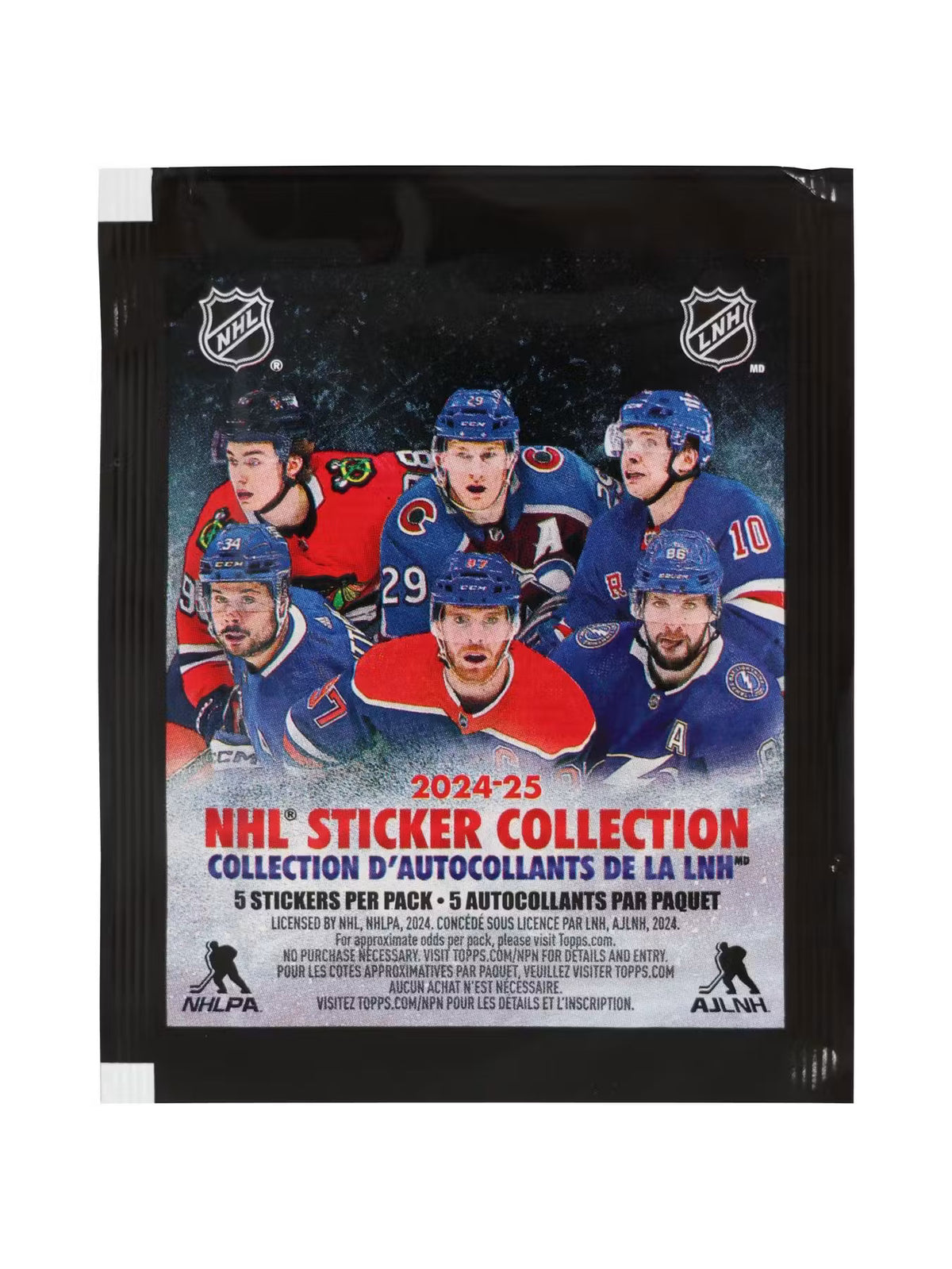 2024-25 Topps NHL Sticker Collection Hockey Pack