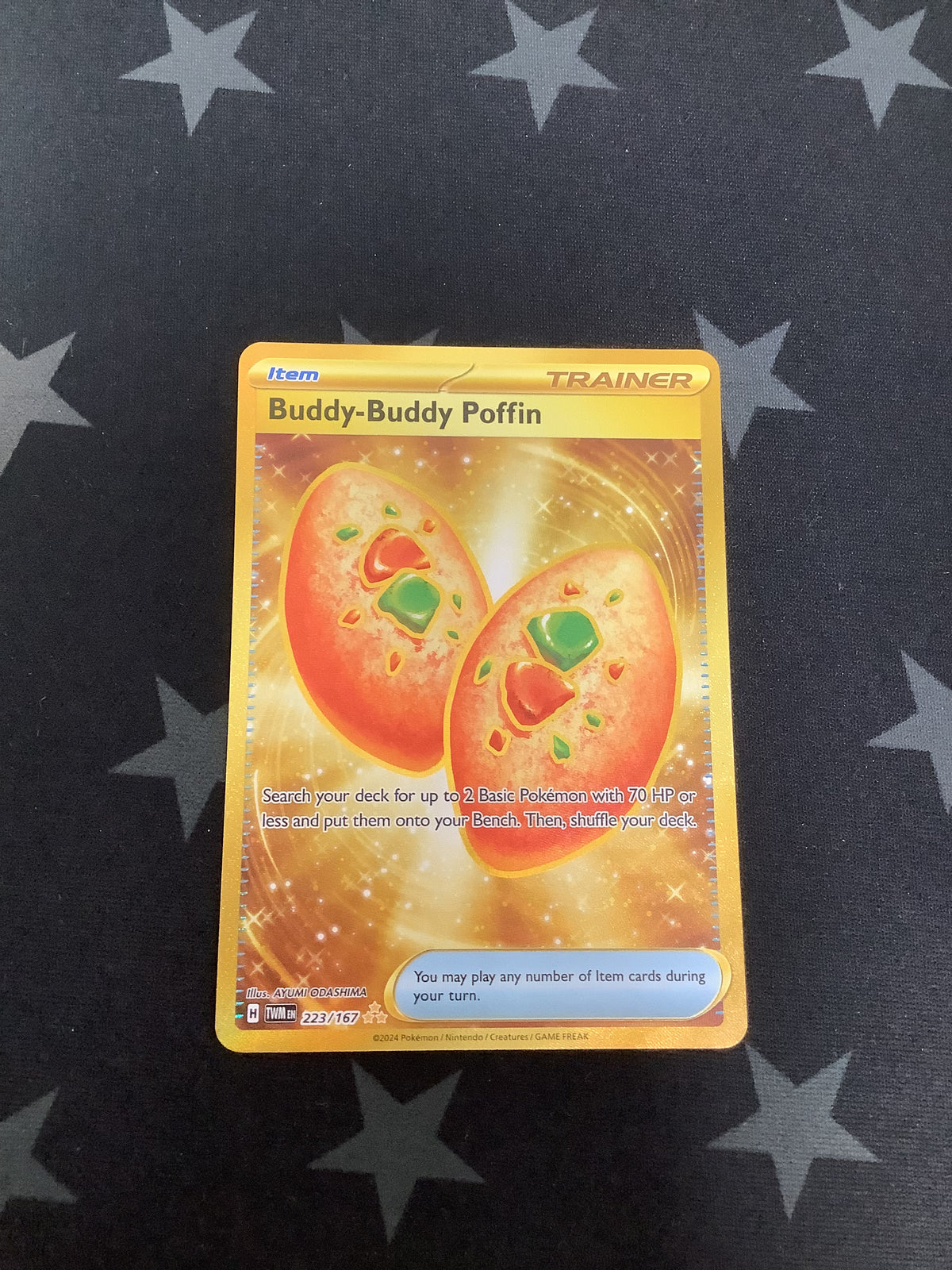 2024 POKEMON TWILIGHT MASQUERADE BUDDY-BUDDY POFFIN HYPER RARE #223/167