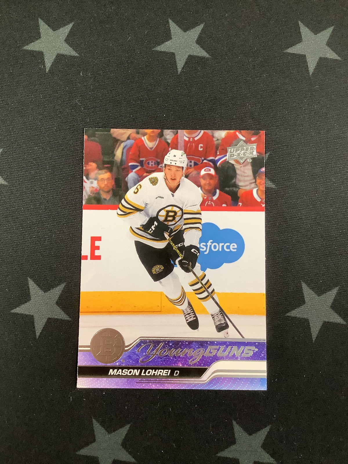 2023/24 UPPER DECK SERIES 2 HOCKEY YOUNG GUNS MASON LOHREI #497