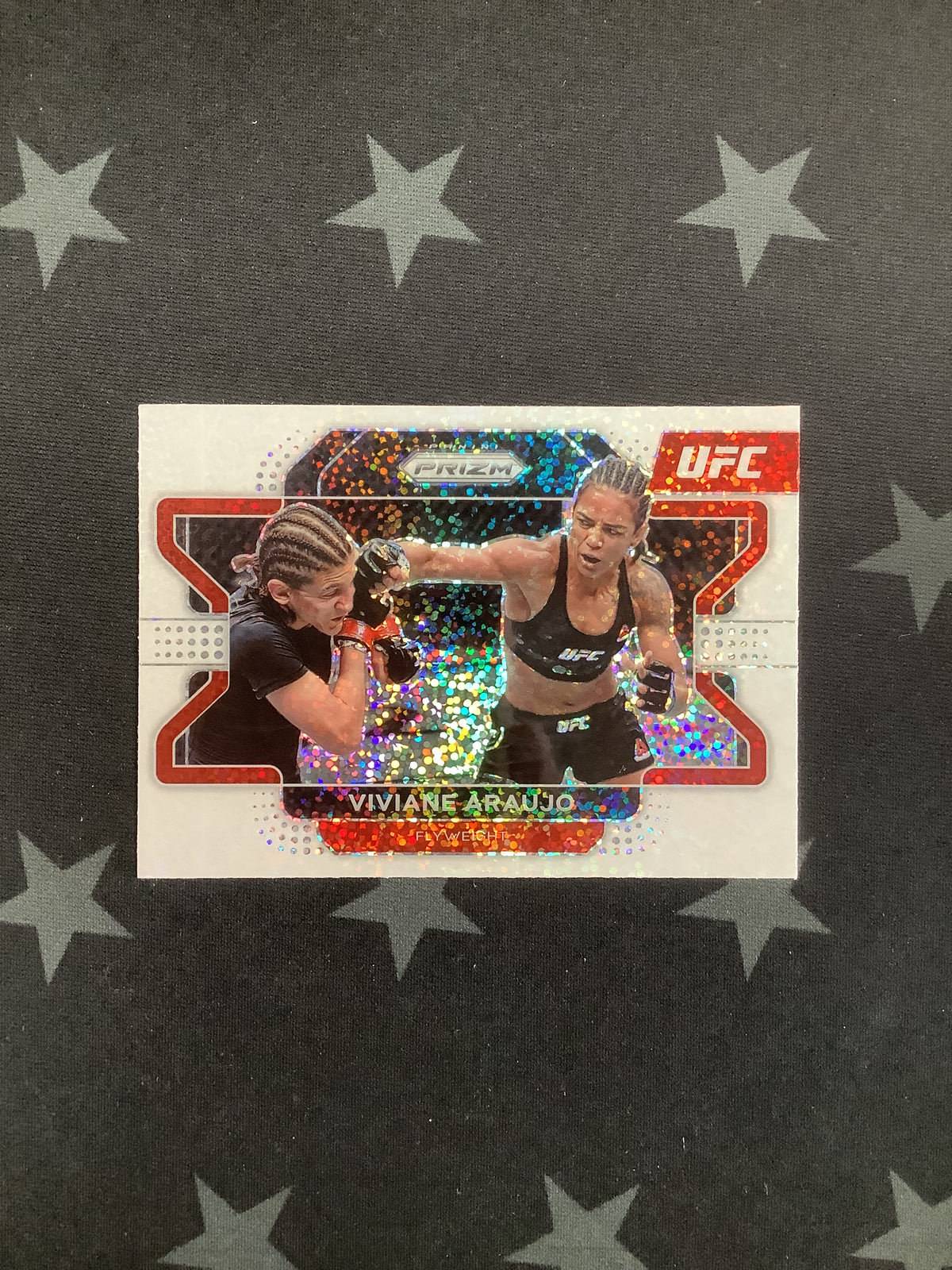 2022 PANINI PRIZM UFC VIVIANE ARAUJO #62 WHITE SPARkLE