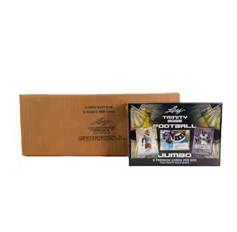 2025 Leaf Trinity Football 8 Jumbo Box Case