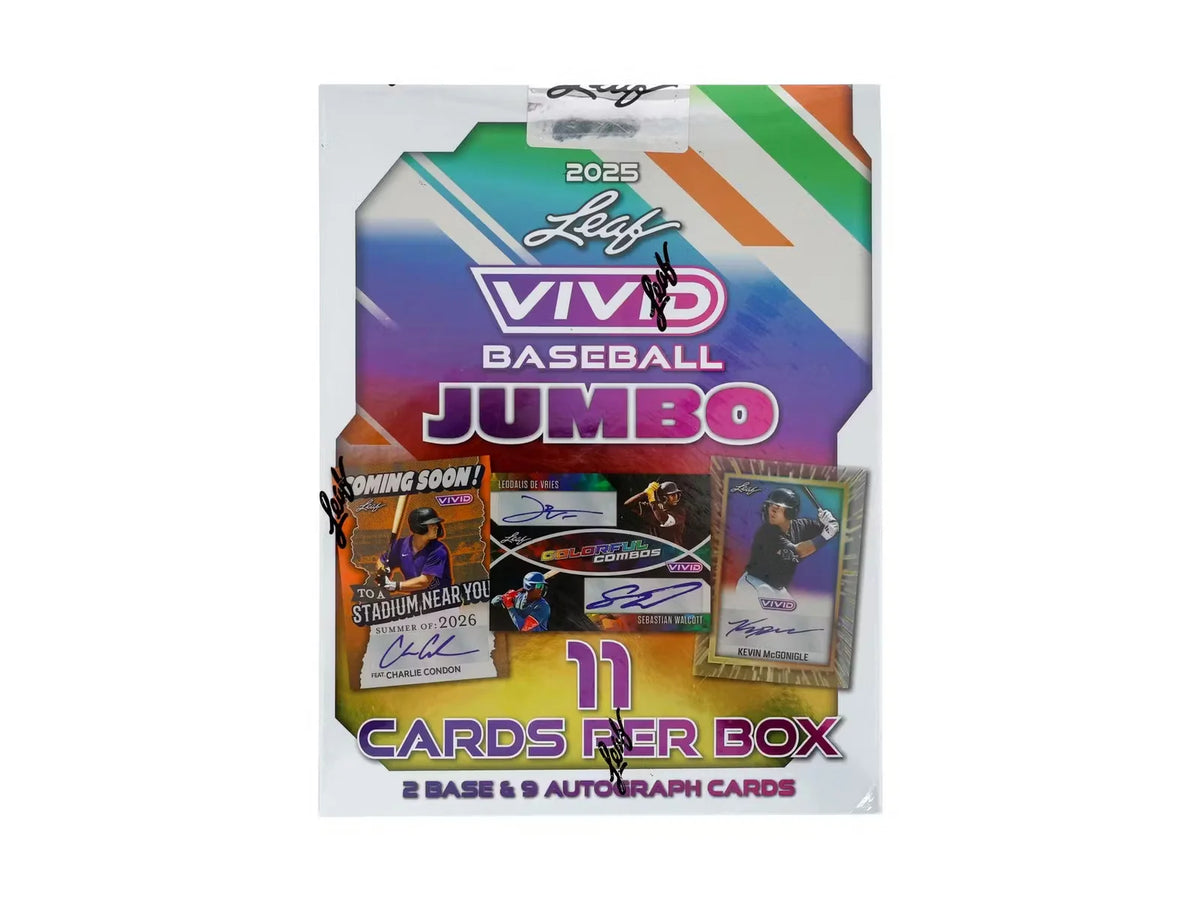 2025 Leaf Vivid Baseball Jumbo Box