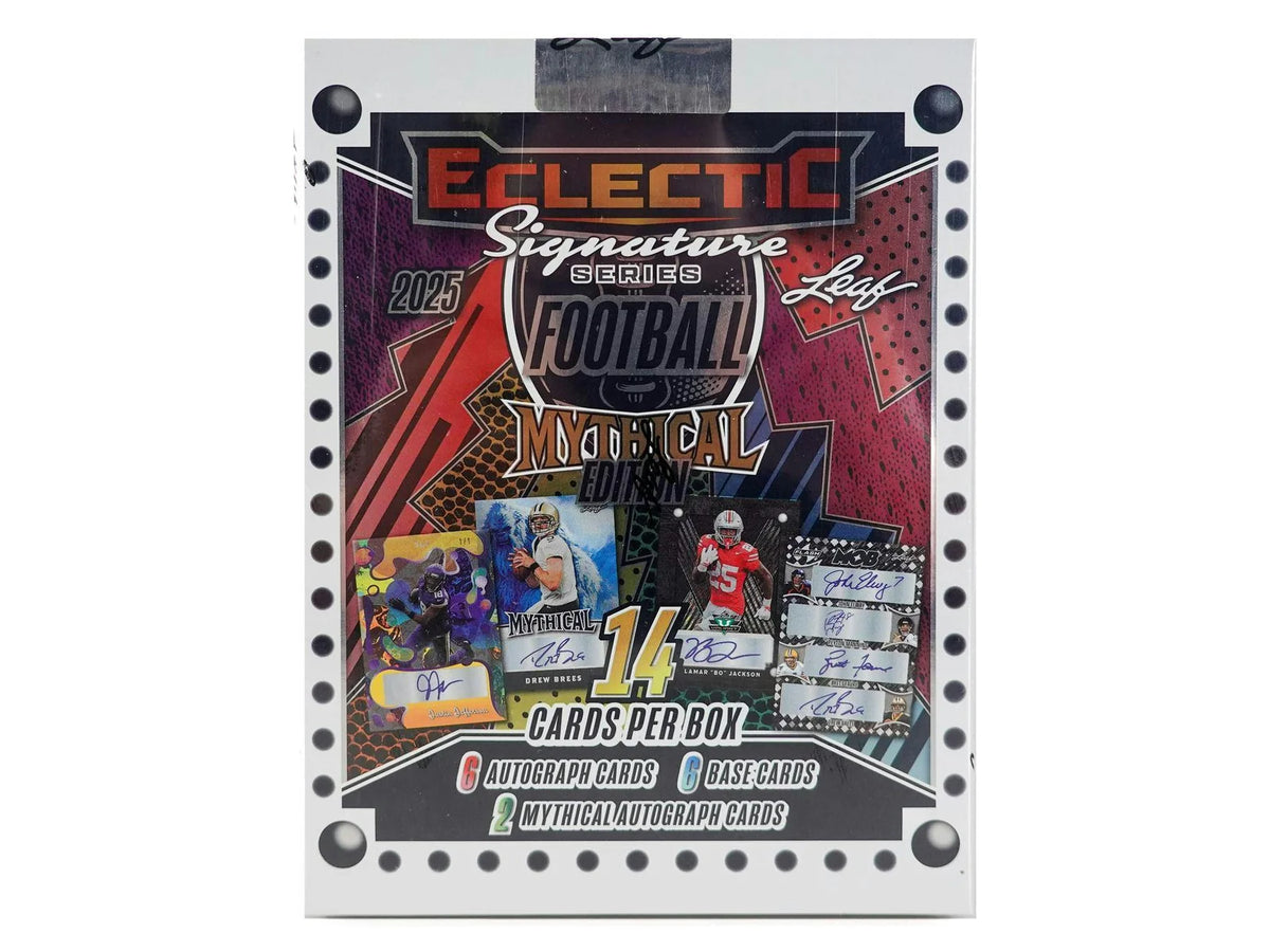 2025 Leaf Eclectic Signature Series Football Mythical Box