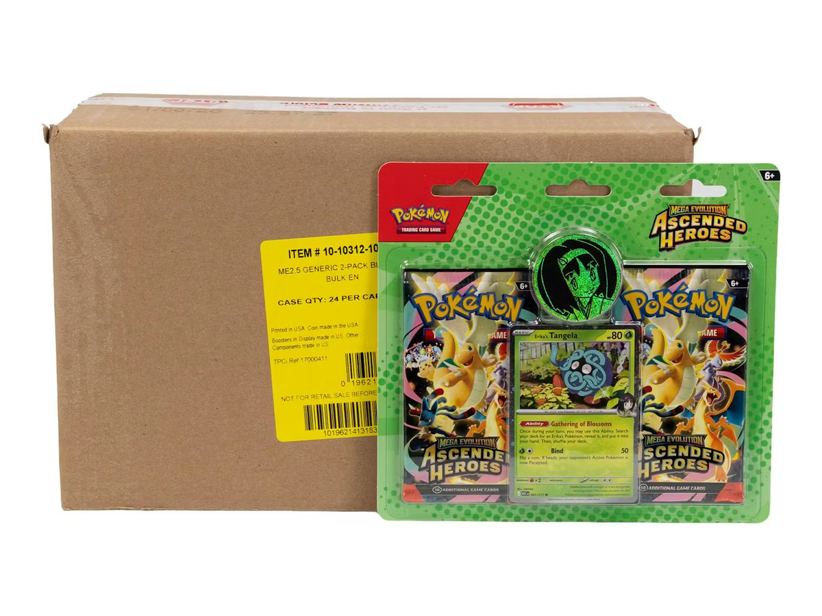 Pokemon Ascended Heroes 2-Pack 24 Blister Case