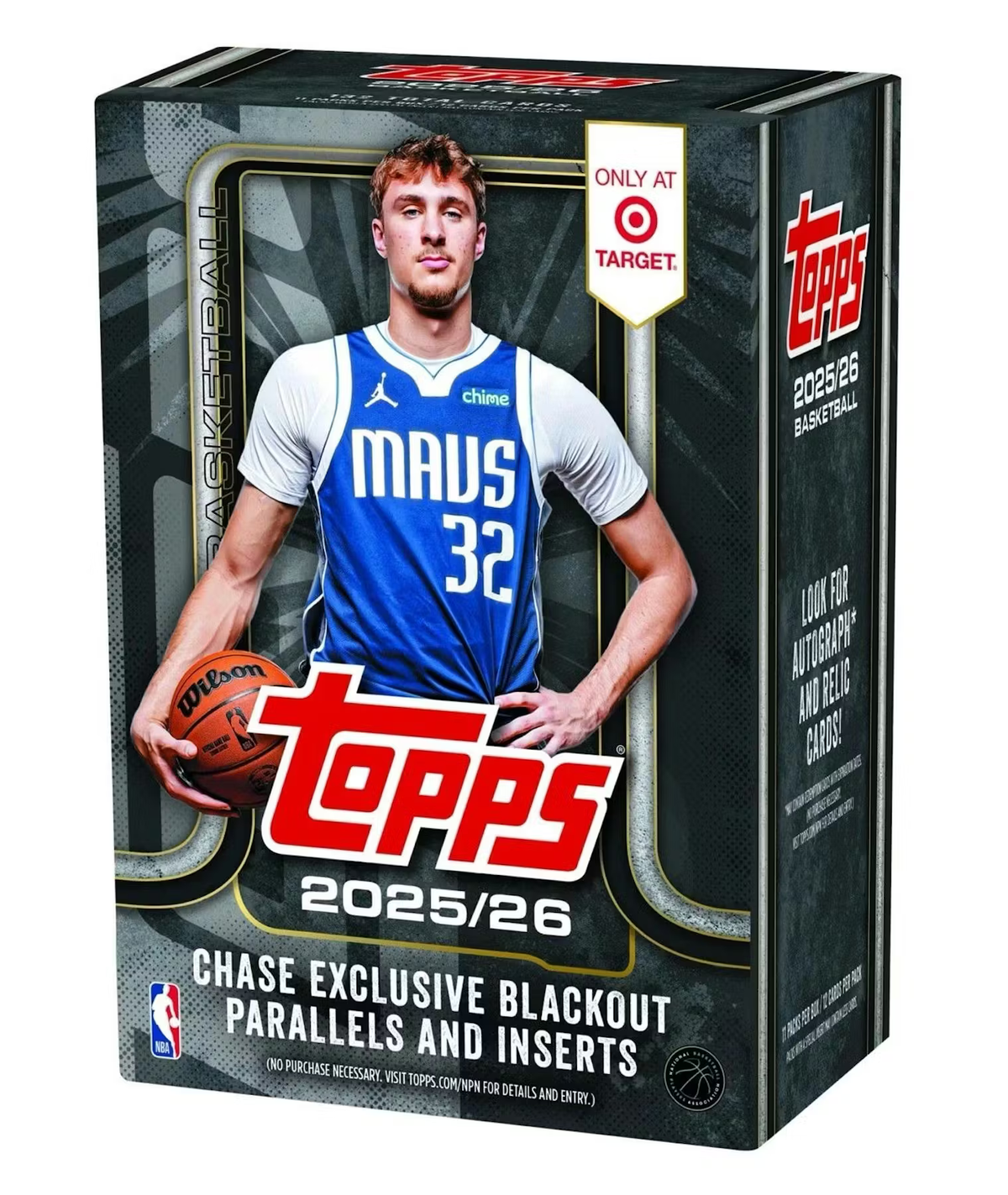 2025-26 Topps Basketball Blaster Box (Blackout Parallels)