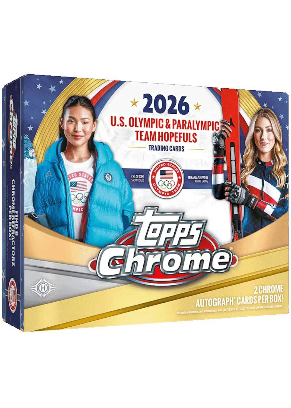 2026 Topps Chrome US Olympic & Paralympic Hopefuls Hobby Box