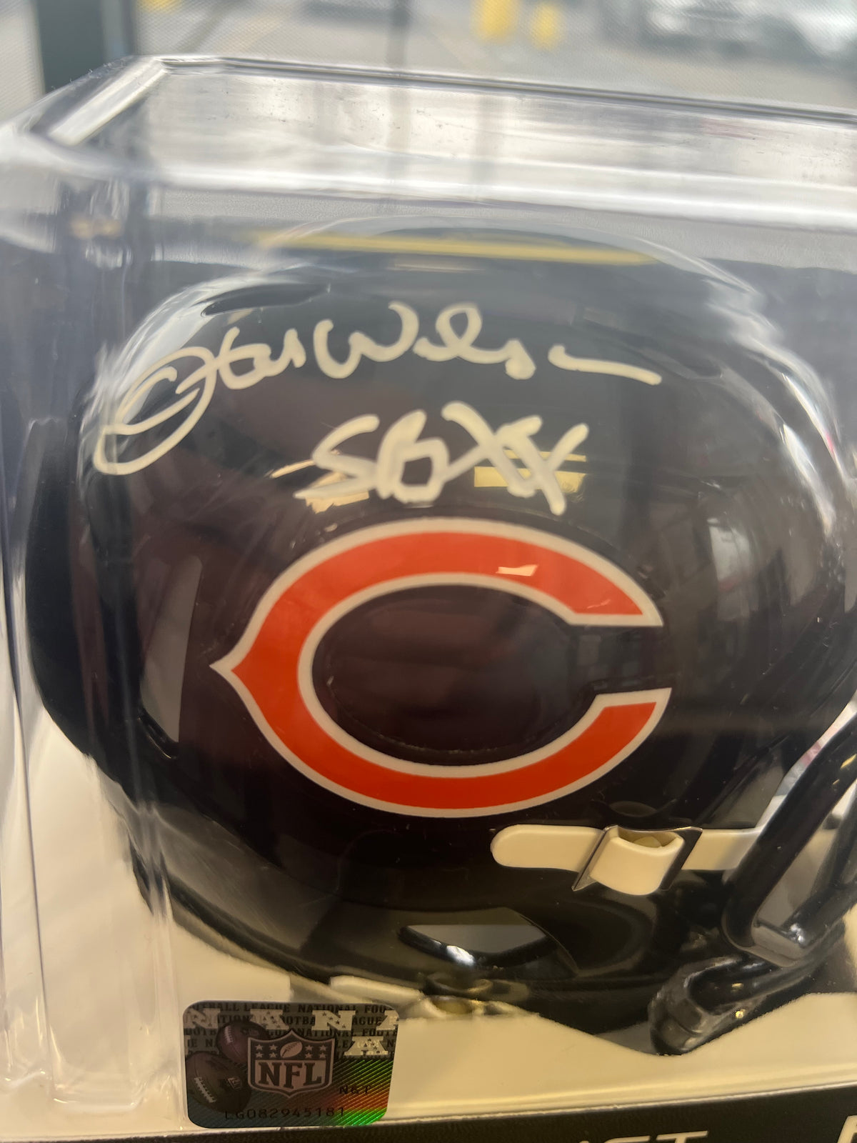 Otis Wilson "SB XX" Signed Riddell Mini Helmet - JSA Certified